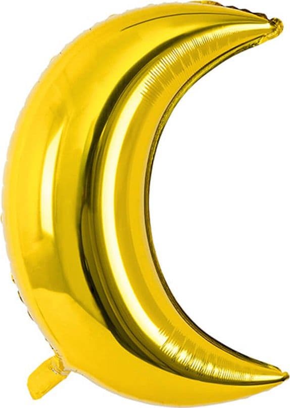 PartyDeco FB16M-019-KARTON, Kulta, Kuu, Kalvo, Juhlateema, 60 cm, 50 kpl
