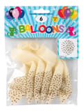 Miniatyrbild 2 av 3: Ballong Konfetti Prickar 6-pack 30 cm Latex