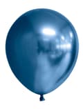 Miniatyrbild 1 av 3: Ballong Blank Blå Spegelballong 6-pack 30 cm Latex