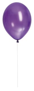 Miniatyrbild 1 av 3: Ballong Metallic Lila 8-pack Latex