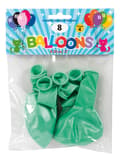 Miniatyrbild 2 av 3: Ballong Grön Pärlgrön 8-pack Latex