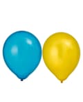 Miniatyrbild 1 av 3: Ballong Metallic Gul & Blå 8-pack Latex