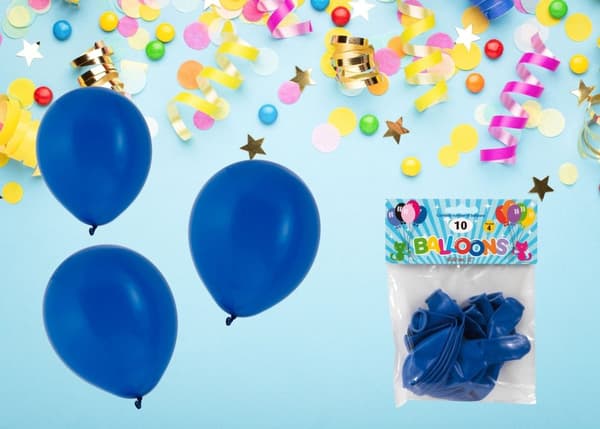 Ballong Blå Royal Blue 10-pack Latex