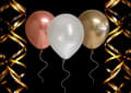 Miniatyrbild 3 av 3: Ballong Metallic Silver 8-pack Latex