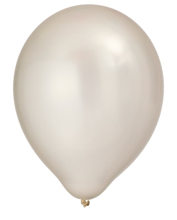 Ballong Vit Pearl Pärlemo 8-pack Latex