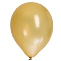 Miniatyrbild 1 av 2: Ballong Metallic Guld 8-pack Latex