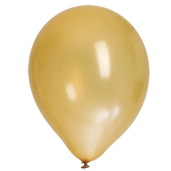 Ballong Metallic Guld 8-pack Latex