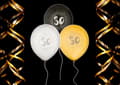 Miniatyrbild 2 av 2: Ballong 30 år 6-pack Latex