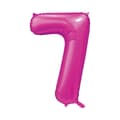 Miniatyrbild 1 av 3: Ballong Siffra 7 Rosa 86 cm
