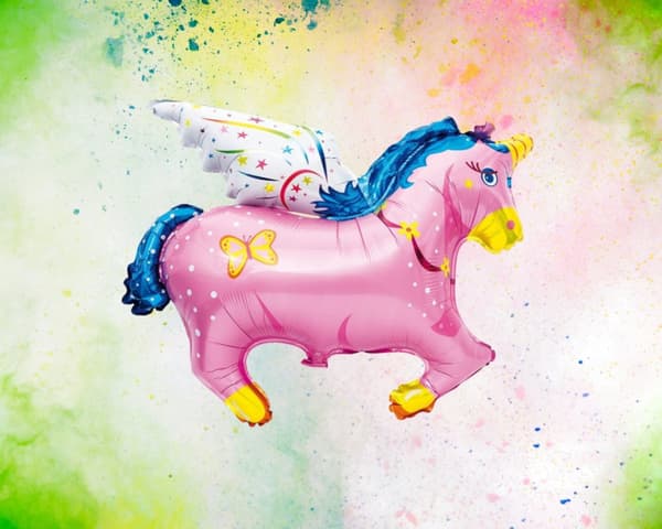 Ballong Unicorn Enhörning Folie 88 cm