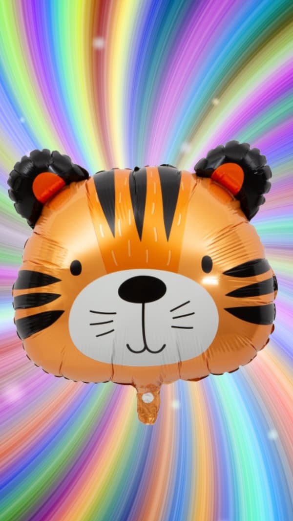 Ballong Tiger Folie 45 cm