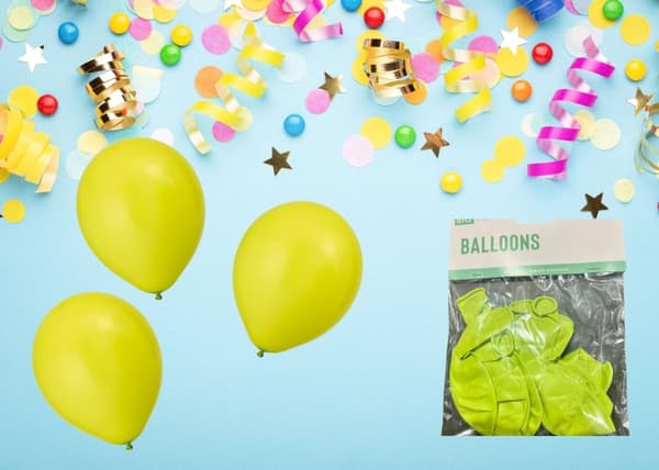 Ballong Grön 10-pack Latex