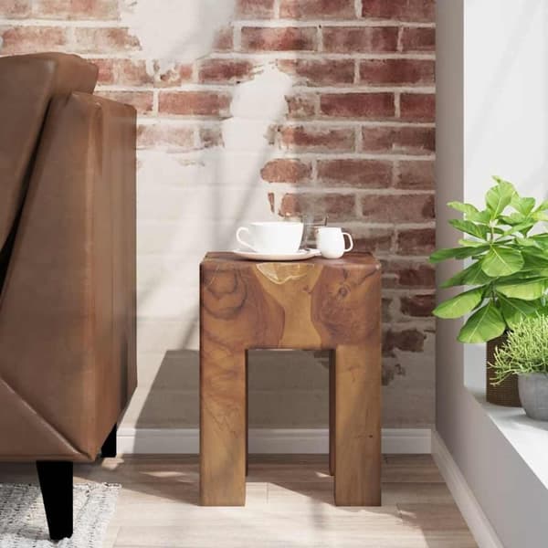 vidaXL Krakk heltre teak