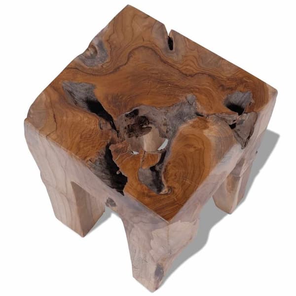 vidaXL Krakk heltre teak