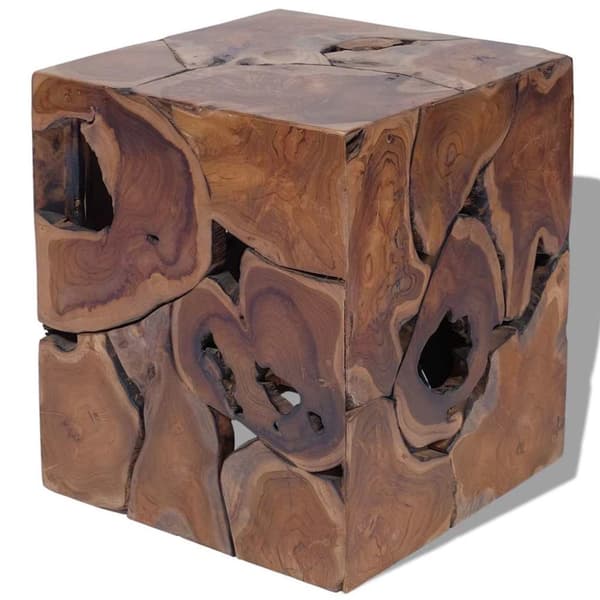 vidaXL Krakk heltre teak