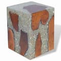 Miniatyrbilde 5 av 11: vidaXL Krakk heltre teak og harpiks