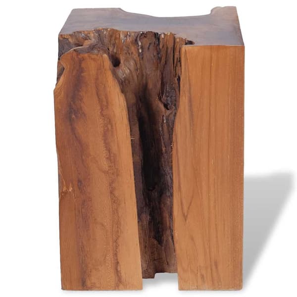 vidaXL Pall massiv teak 30x30x40 cm