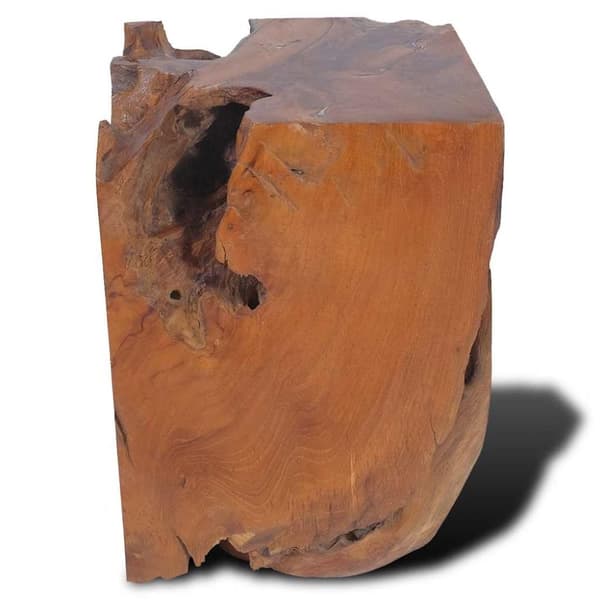vidaXL Pall massiv teak 30x30x40 cm