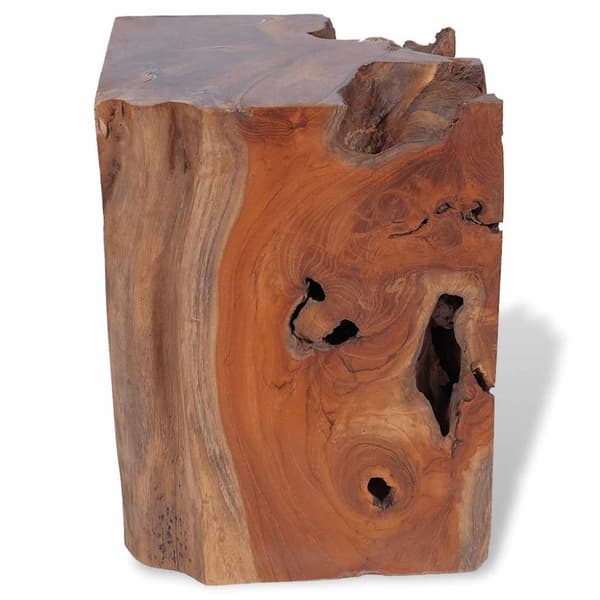 vidaXL Pall massiv teak 30x30x40 cm