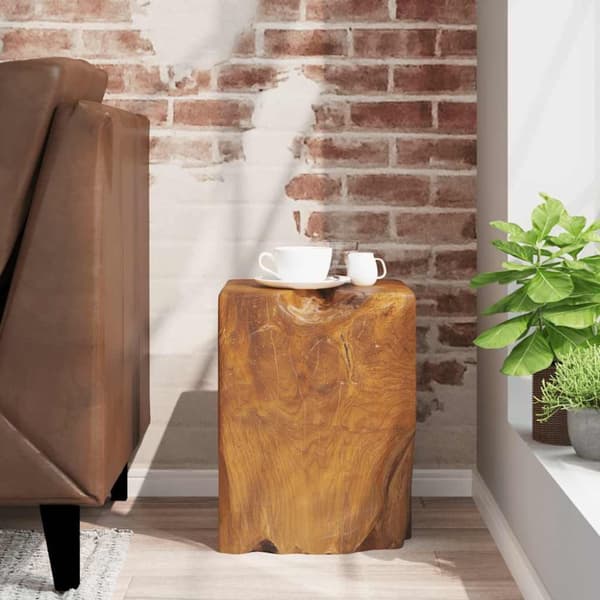 vidaXL Pall massiv teak 30x30x40 cm