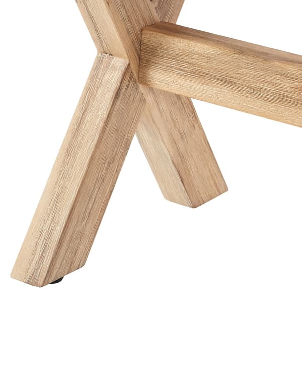 Jakkara harmaa 51 x 40 x 45 cm betoniefekti akaasiapuiset jalat moderni tyyli