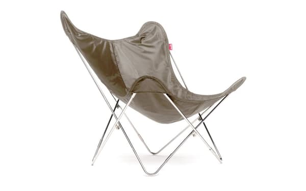 Flagermusstolen - Nylonbetræk - Khaki/Stål