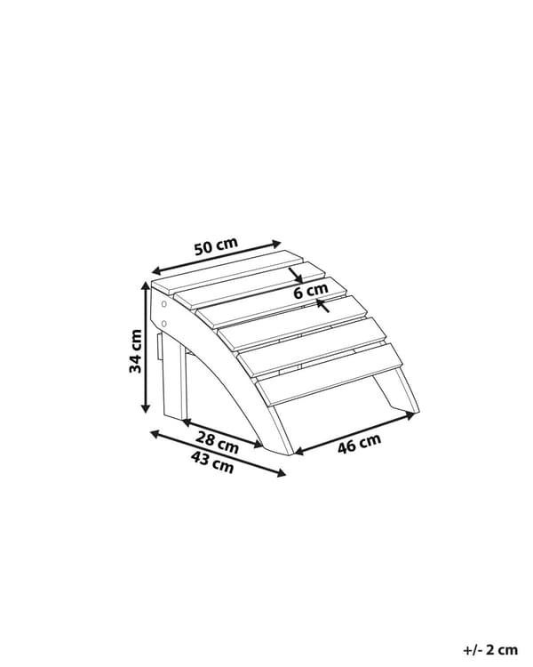 Fodskammel Grøn Plastik Rustfrit Stål 50 x 34 x 43 cm Have Fodstøtte Tilbehør til Altan Terrasse Indretning Skandinavisk Udendørs Retro Stil