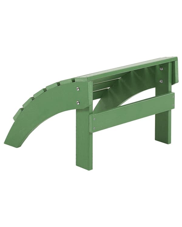 Fodskammel Grøn Plastik Rustfrit Stål 50 x 34 x 43 cm Have Fodstøtte Tilbehør til Altan Terrasse Indretning Skandinavisk Udendørs Retro Stil