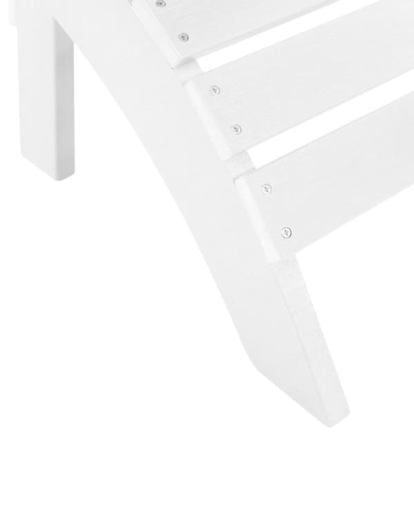 Fodstøtte Hvid Plastik og Rustfrit Stål 50 x 34 x 43 cm Have skammel Tilbehør til Altan Terrasse Indretning Skandinavisk Udendørs Retro Stil