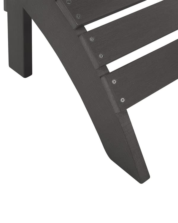 Fodstøtte Mørkegrå Plastik Rustfrit Stål 50 x 34 x 43 cm Have skammel Tilbehør til Altan Terrasse Indretning Skandinavisk Udendørs Retro Stil