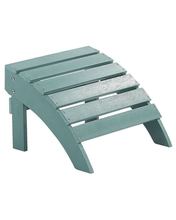 Fodstøtte Blå Plastik og Rustfrit Stål 50 x 34 x 43 cm Have skammel Tilbehør til Altan Terrasse Indretning Skandinavisk Udendørs Retro Stil