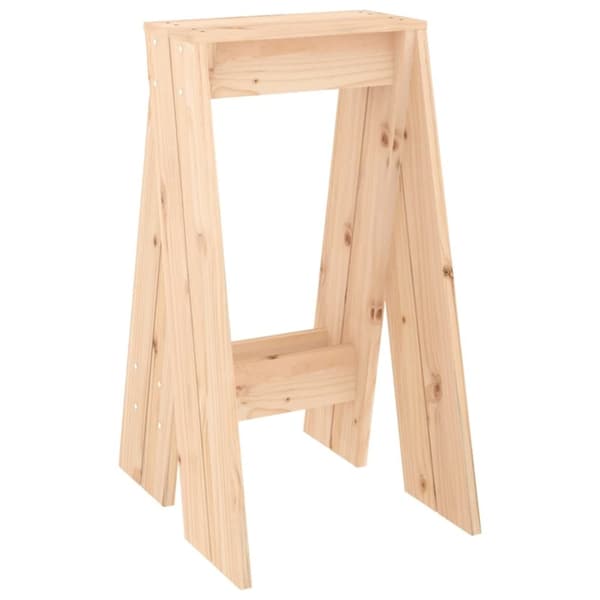 vidaXL Jakkarat 2 kpl 40x40x75 cm täysi mänty