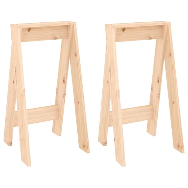 vidaXL Jakkarat 2 kpl 40x40x75 cm täysi mänty
