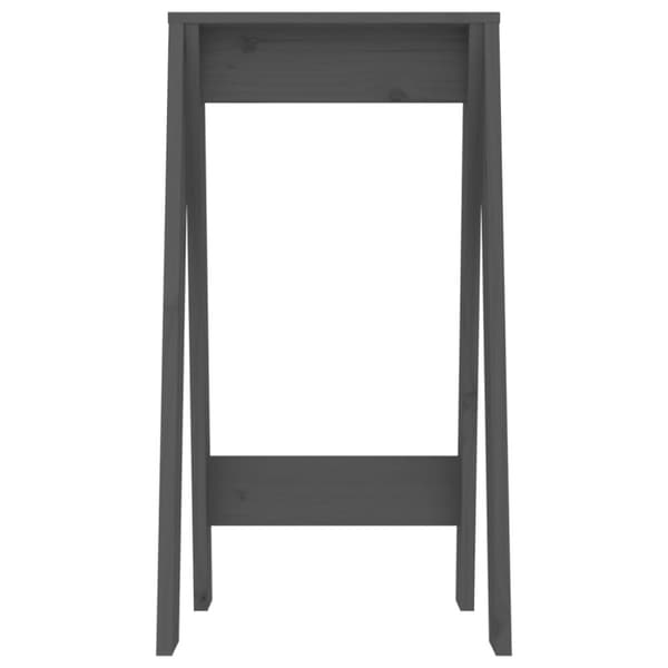vidaXL Jakkarat 2 kpl harmaa 40x40x75 cm täysi mänty