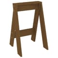 Miniatyrbillede 5 af 9: vidaXL taburetter 2 stk. 40x40x60 cm massivt fyrretræ gyldenbrun