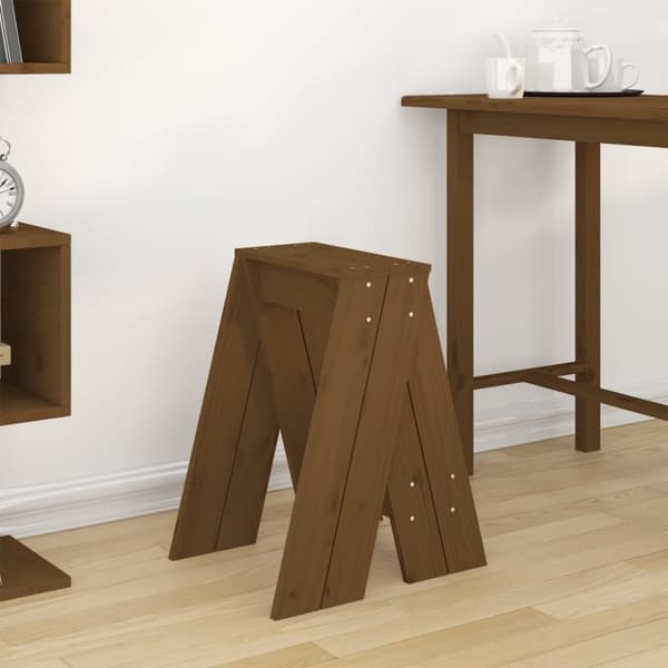 vidaXL Pallar 2 st honungsbrun 40x40x60 cm massiv furu