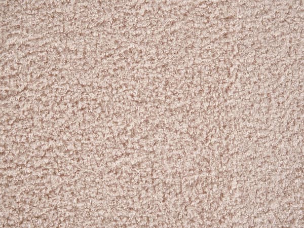 Fotskammel Beige Bouclé 50 x 30 x 35 cm Treben Skandinavisk stil Moderne Soverom Stue Tilbehør Puff