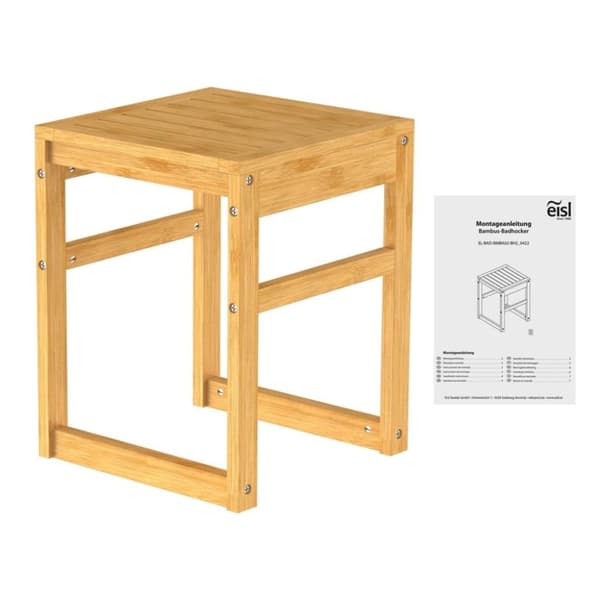 EISL badestol 35x35x45 cm bambus