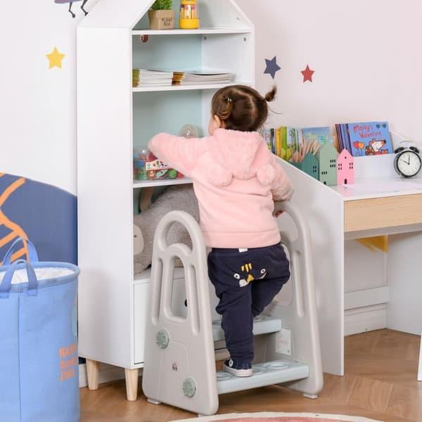 Rootz Learning Tower Step Jakkara - sininen, harmaa - HDpe, Pp - 17,12 cm x 15,15 cm x 24,01 cm