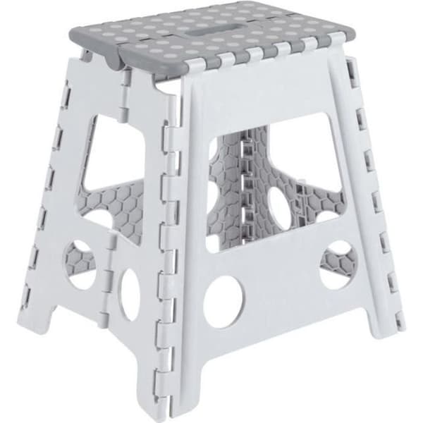 Arregui TB-039-GB Multipurpose Folding Pall, Steg 39 cm hög, vit