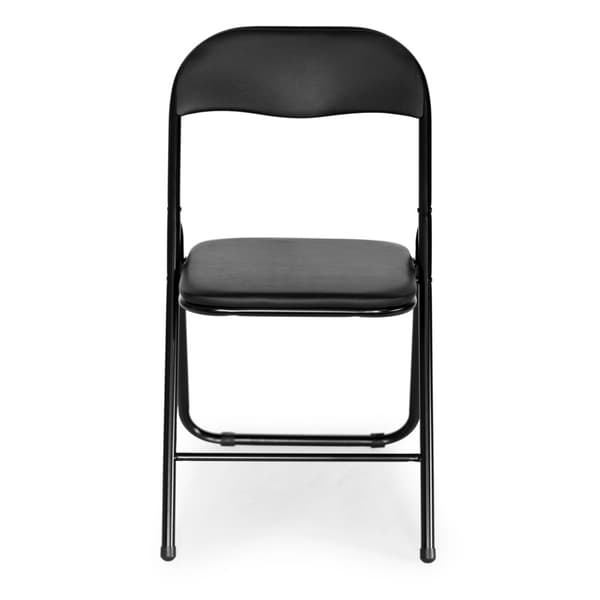 Klappstühle - Set mit 4 - 77,5x43x43,5 cm - schwarz