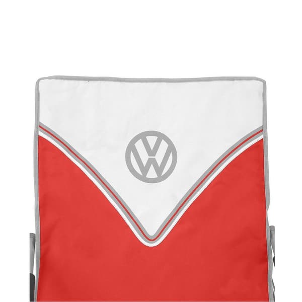 Volkswagen lav campingstol rød