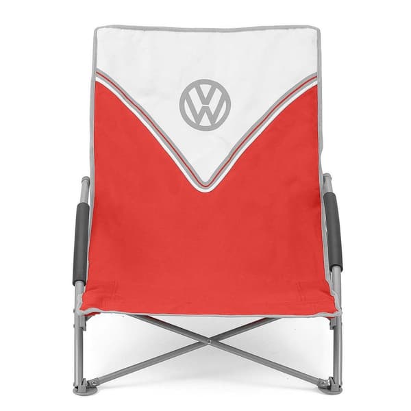Volkswagen lav campingstol rød