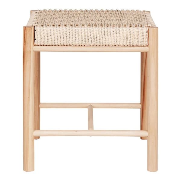 Poplar pall med naturlig flätad sits House Nordic Abano