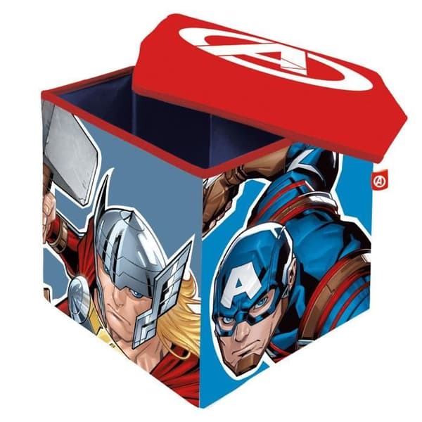 Förvaringspall - avengers - 30x30x30cm Flerfärgad