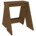 Miniatyrbillede 5 af 9: taburetter 2 stk. 40x40x45 cm massivt fyrretræ gyldenbrun