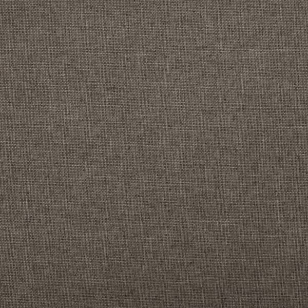 foldbare opbevaringspuffer 2 stk. kunstlærred brun