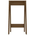 Miniatyrbillede 6 af 9: taburetter 2 stk. 40x40x75 cm massivt fyrretræ gyldenbrun