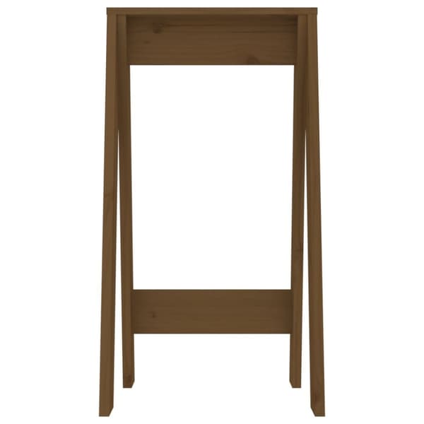 taburetter 2 stk. 40x40x75 cm massivt fyrretræ gyldenbrun