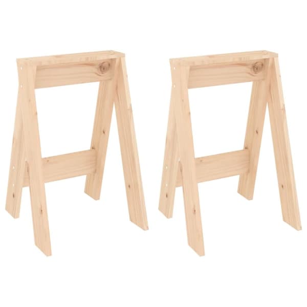 Jakkarat 2 kpl 40x40x60 cm täysi mänty